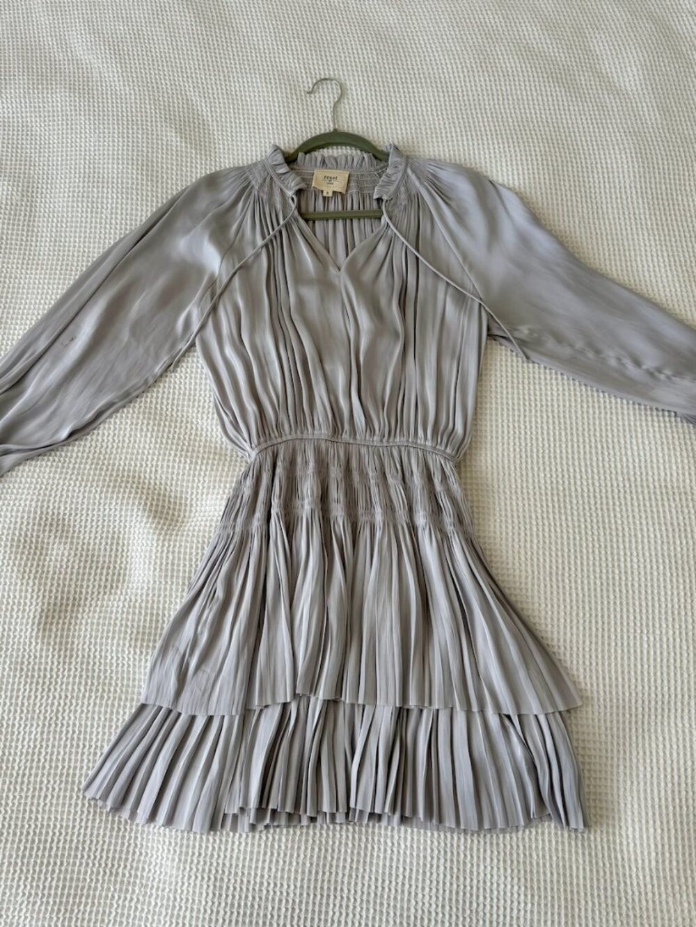 Reset By Jane Silver/Grey Mini Dress